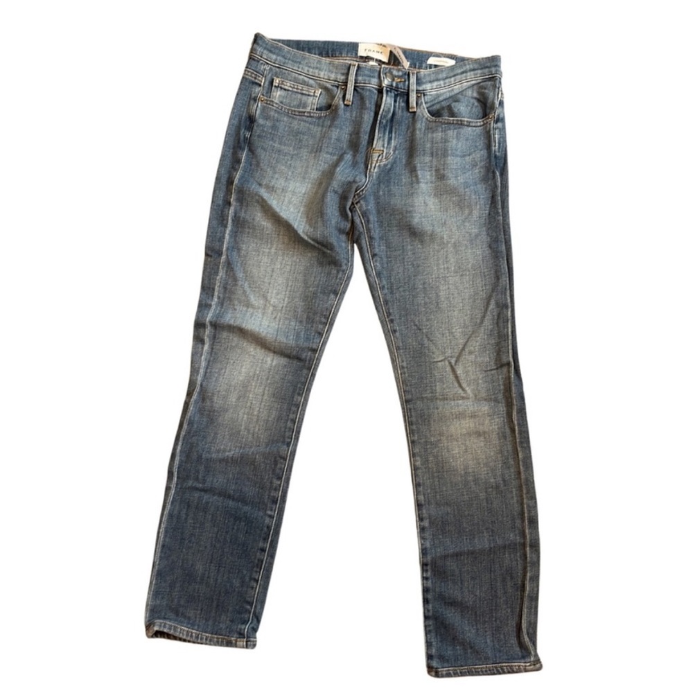 Men’s Frame Denim L’Homme Mid Rise Slim Jeans Size 30x32